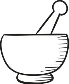 Big Mortar Sticker Svg Vector, Free Vectors File
